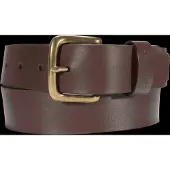 Carhartt Bridle Leather Classic Buckle Belt Men Dark Brown 34W