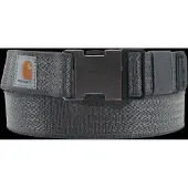Carhartt Rugged Flex Nylon Webbing Belt Men Gravel L