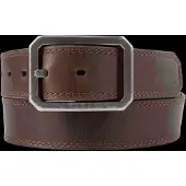 Carhartt Leather Reversible Center Bar Buckle Belt Men Dark Brown 34W