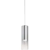 Ideal Lux hengelampe Look, kromfarget/klar, Ø 6 cm, glass
