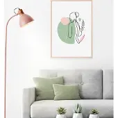 Brilliant Erena gulvlampe, svingbart hode, lys rosa