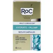 Roc Hydrate + Plump Capsules With Hyaluronic Acid Serum 30 Enheter