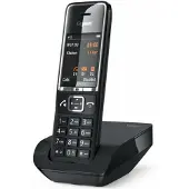 Siemens Gigaset 550 Comfort trådløs telefon sort krom
