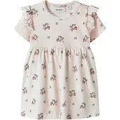 Lil´ Atelier Lil' Atelier Kjolebody k/e - NbfGayo - Morganitt/Strawberry - - 68 - Kortermet body