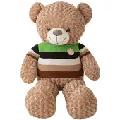 Bigbuy Stripete Jersey-bamse 140 Cm