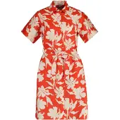 Gant 4503511 Linen Kort Ermet Kort Kjole