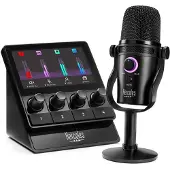 Hercules Stream Starter Kit, USB Type-C, Bordmikrofon, Énveis/kardioide, 50 - 18000 Hz, -53 dB, 600 O