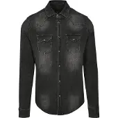 Brandit Riley Denim Skjorte Med Lange Ermer