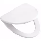 Ifø Ifö Cera toalettsete i myk plast med lokk, hvit