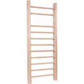 Master gymnastikkstige til vegg, lakkert 250 x 90 cm