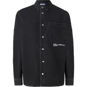 Karl lagerfeld Jeans A3m16001 Regular Denim Skjorte Med Lange Ermer