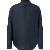 BOSS for man. 50567579 Relegant 6 navy shirt (L), Casual, Linen, Long sleeve