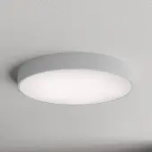 TEMAR LIGHTING Taklampe Cleo 600, grå, sensor, IP20, Ø 60 cm, metall