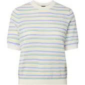 Pieces Pcdiana Stripe Strikket Kortermet Topp