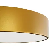 TEMAR LIGHTING Taklampe Cleo 400, gull, Sensor, IP20, Ø 40 cm, Metall