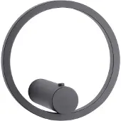 JUST LIGHT . LED-batteridrevet vegglampe Archie, svart, 3000 K