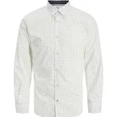 Jack & Jones Matheo Print Detail Skjorte Med Lange Ermer