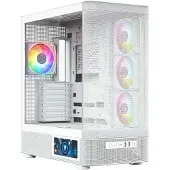 Modecom Volcano Aq400 Argb Midi White Pc-tårnkasse