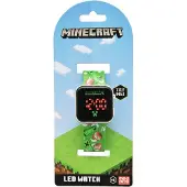 Kids Licensing MINECRAFT MIN4129 Kids Euroswan LED digital klokke
