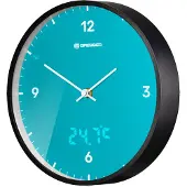 Bresser Mytime Led-veggklokke Med Temperaturvisning