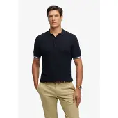 Superdry Knitted Texture Kortermet Poloskjorte