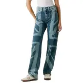 Pepe Jeans Eden Iconic Union Straight Fit Høytaljede Jeans