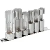 Bahco Sett Med 6 Rillede Glass