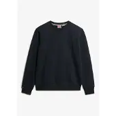 Superdry for man. M2013751A Sweatshirt with crew neck and logo Essential navy (XL), Casual, Cotton