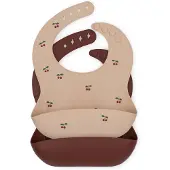 Konges Sløjd Smekker - Silikon - 2-pack - Cherry/Mocca - - OneSize - Smekke