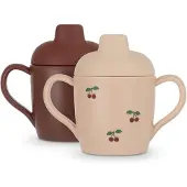 Konges Sløjd Kopper m. Tut - 2-pack - Cherry - - OneSize - Kopp