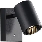 VIOKEF LED-vegglampe Melina, svart, utstikk 12 cm, metall, dimbar