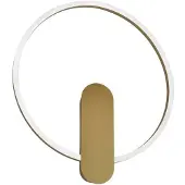 VIOKEF LED-vegglampe Zaklin, gullfarget, høyde 45 cm, metall