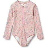 Wheat Badedrakt Margot Pink Heart Flowers (98 /3 år)
