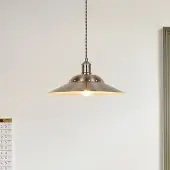 Corep Hengelampe Louise, aluminiumsfarget, Ø 38 cm, metall