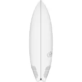 Torq Tec Go-Kart 6'2 Surfebrett hvit