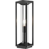 Maytoni sokkellampe Cell, grafitt, aluminium, høyde 50 cm, IP54