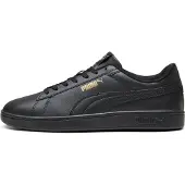Puma Smash 3.0 Sneakers, Shoes, Black/Gold/Black, 46