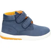 Timberland for boy. TB0A2K280191 Toddle Tracks navy mid-calf leather boots with velcro fastening (24), Flat, Casual, children's fashion