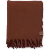 Klippan Ullpledd - 130x180 cm - Resirkulert ull/lammeull - True Rust