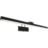 Steinhauer LED-vegglampe Litho, svart, metall, CCT, bredde 60 cm