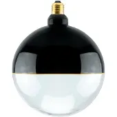 Segula LED-Globe Illusion E27 G190 klar/svart 6W 1900K dimbar