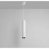 Maytoni hengelampe Calipso, hvit, Ø 5,6 cm, aluminium, GU10