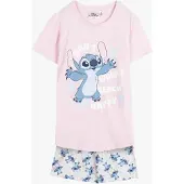 Disney Stitch Kortskjortet Pyjamas-t-skjorte