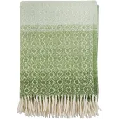 Klippan Ullpledd - 130x200 cm - 100% lammeull - Havanna Green Multi