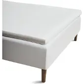 Juna Konvoluttlaken 180x200 cm - 100% økologisk bomull - Hvit Percale Konvoluttlaken