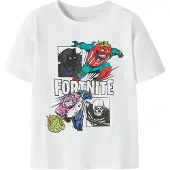 Name it T-skjorte - NkmAmbrose Fortnite - Bright White - - 7-8 år (122-128) - T-skjorte