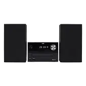 JVC UX-C25DAB, Hjemmelydanlegg (mikro), Svart, 1 disker, 14 W, 30 - 20000 Hz, DAB+, FM