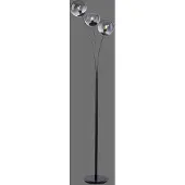 JUST LIGHT Big Widow-gulvlampe med tre glassskjermer