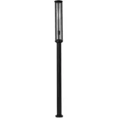LUCANDE utelampe Alivaro, svart, 220 cm, E27, IP65