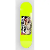 Opera Skateboards Clips 8.375" Skateboard Deck gul